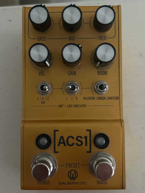 Walrus Audio Mako ACS1 Amp + Cab Simulator 2021 - 2024 - Gold image 1