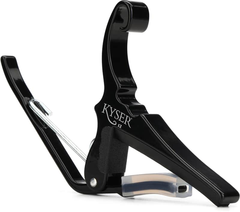 Kyser Quick-Change 12-string Guitar Capo - Black image 1