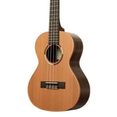 Kala KA-ASCP-T Solid Cedar Top Pau Ferro Tenor Ukulele w/ Gig Bag image 5