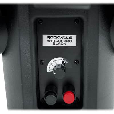 10) Rockville WET-44 PRO Dual 4" 4-Way Swivel 70V Commercial Speakers in Black image 8