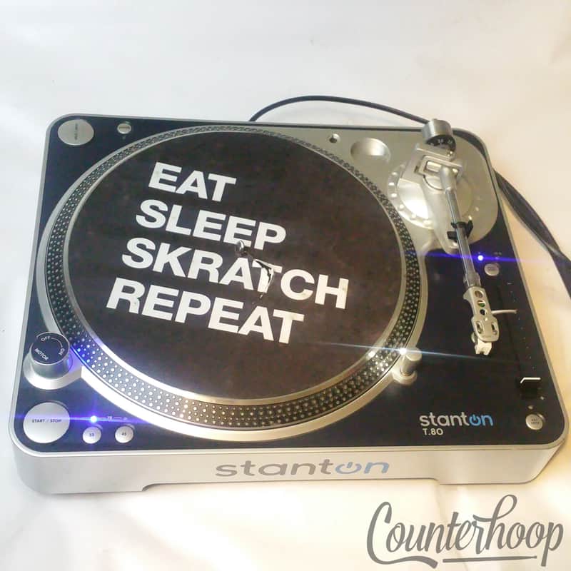 *Stanton T80 Turntable Direct Drive Vinyl Record Player +Cartridge/Stylus+Cover* image 1