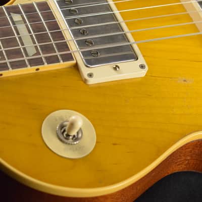 Gibson Murphy Lab 1958 Les Paul Standard Lemon Burst Heavy Aged image 22