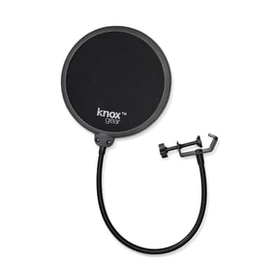 Shure SM58-LC Vocal Microphone with Knox Gear Boom Arm, Pop Filter and XLR Cable image 4