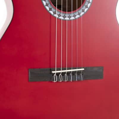 GEWA Basic Classical Guitar 3/4 – Transparent Red – PS510‑143 image 5