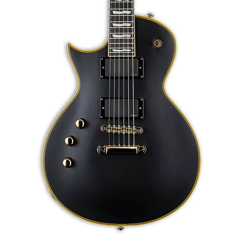 ESP LTD EC-1000 Left Handed Electric Guitar - Vintage Black - B-Stock image 1