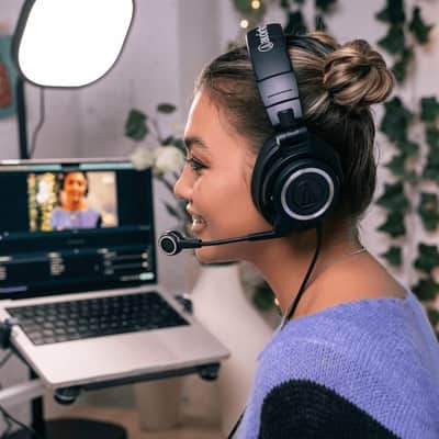 Audio-Technica ATH-M50XSTS XLR StreamSet Streaming Headset, Black image 11