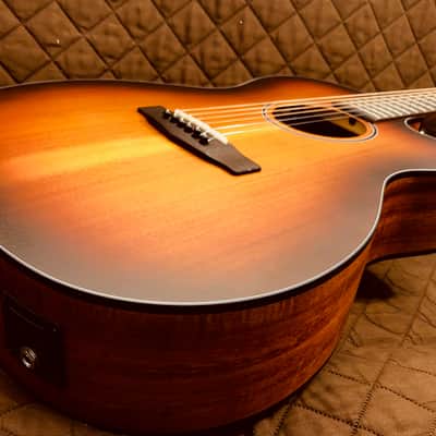 Cort COREOCOPLB Venetian Cutaway Solid Blackwood Top 6-String Acoustic-Electric Guitar w/Deluxe Case image 13