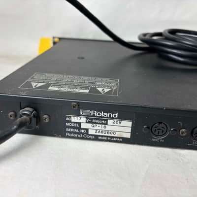 Roland GP-16 Digital Guitar Effects Processor with FC-100mkII Foot Controller 1989 - 1994 - Black image 13