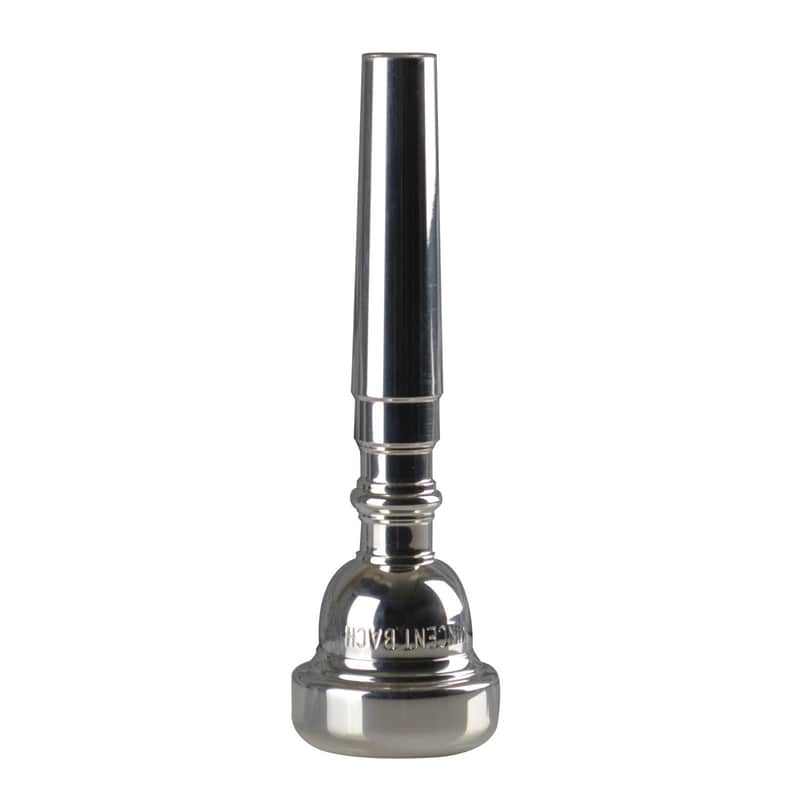 Bach Classic Silver Plated Trumpet Mouthpiece, 7DW image 1