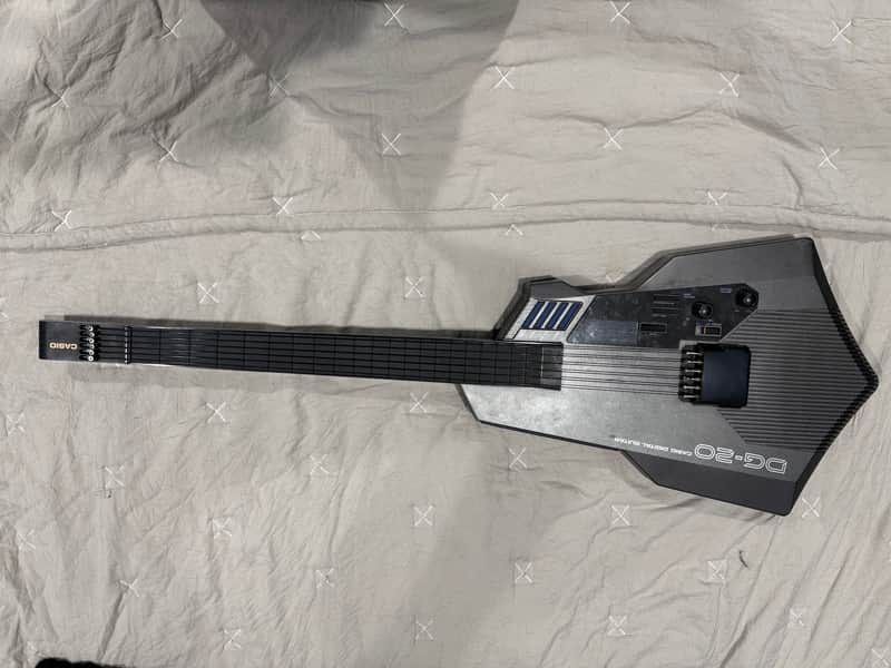 Casio DG-20 Digital Guitar Synth 1980s - Gray image 1