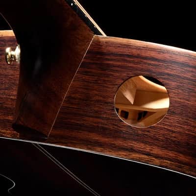Walden B103E Baritone Solid Sitka top/Ovangkol Grand Auditorium Baritone-Electric Satin Natural w/Case image 6