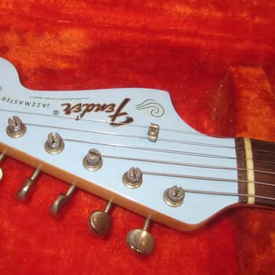 1965 Fender Jazzmaster Daphne Blue w. Original Hardshell Case image 13