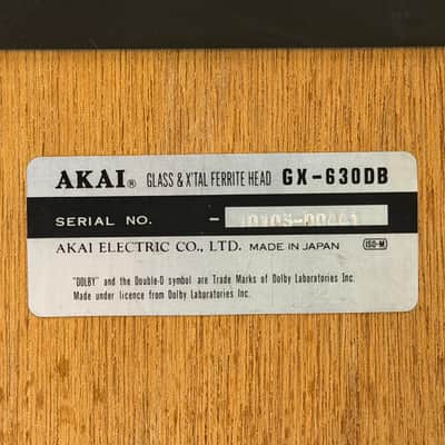 Akai GX-630DB Reel to Reel  2-Track Tape Recorder 1976 - 1979 - Silver Made In Japan 🗾 image 7