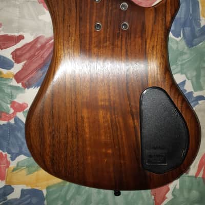 Warwick Thumb 5 bolt on left handed - lefty - mancino 2004 Natural oil image 6