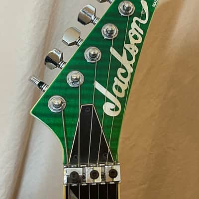 Jackson USA SL1 Soloist 1999 Transparent Green image 4