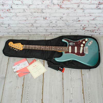 Fender American Professional Classic Stratocaster, RW Fingerboard, Faded Sherwood Green Metallic image 12