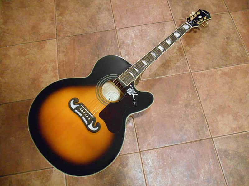 Epiphone by Gibson. EJ 200CE/VS Acoustic Electric Guitar. Vintage