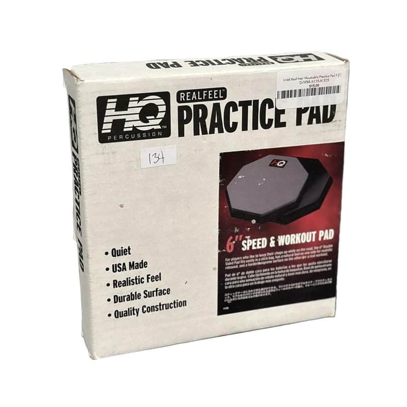 Used Real Feel Mountable Practice Pad 6" - Very Good image 1