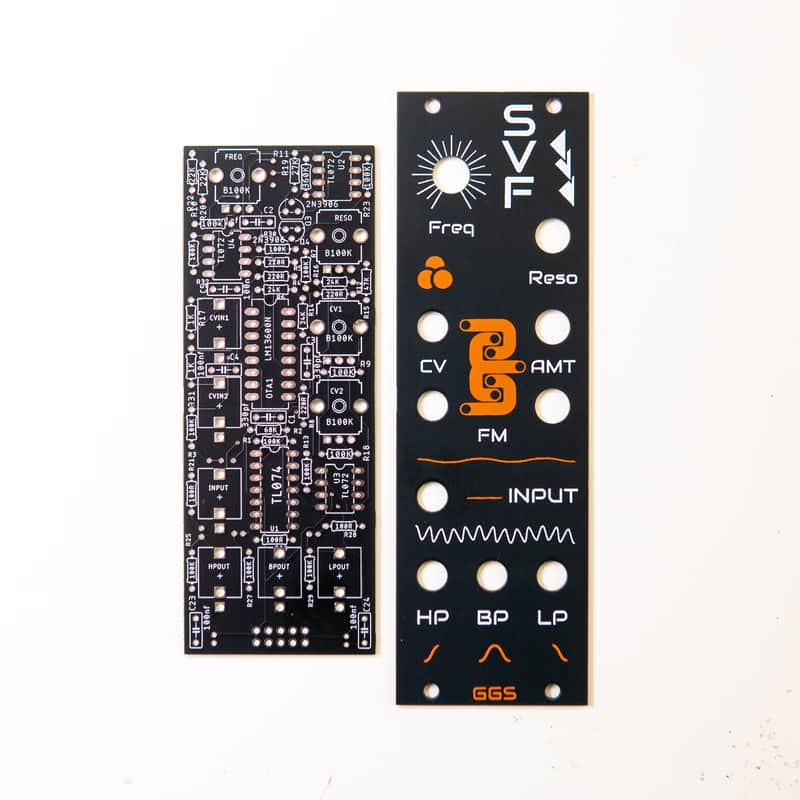 State Variable Filter | Eurorack DIY Kit – PCB & Panel | OTA Core | 8HP Bild 1