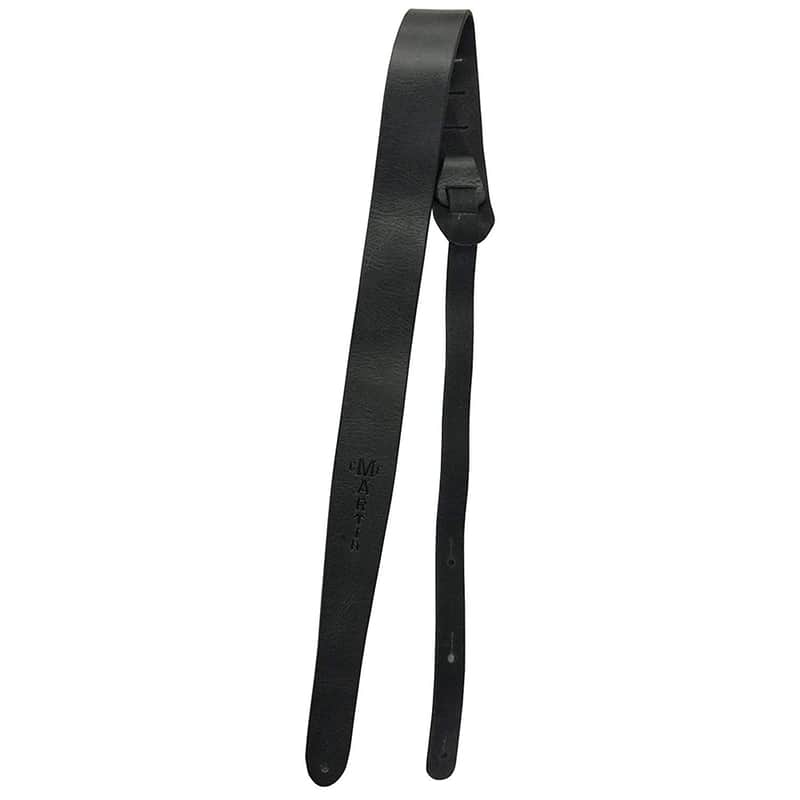 Mint Martin Guitars 18A0064 Vintage Strap Guitar Bass Strap, Black image 1
