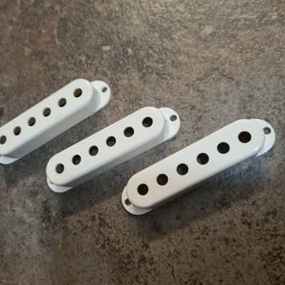 Fender Stratocaster pickup covers 1980s Fullerton AVRI rounded tops 1954 1955 1955 1956 image 3