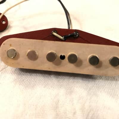 1982 Fender Red Bobbin 57/62 Stratocaster Pickup Set Vintage image 12