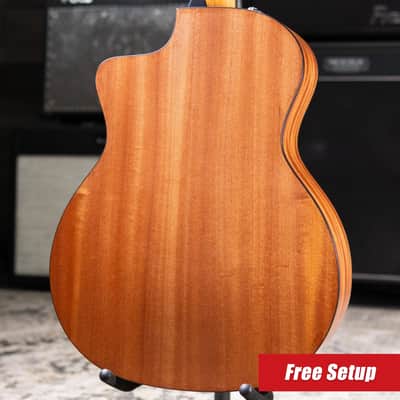 Taylor 114ce Grand Auditorium Acoustic/Electric Guitar with Structured Gig Bag - Floor Model image 2