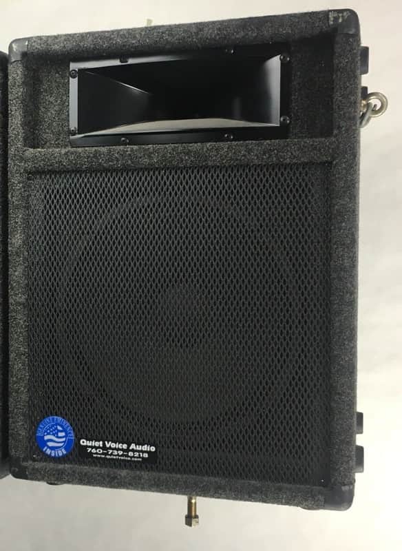 CARVIN MODEL 802 PA CABINET SPEAKER with mount Adapter for PA Column image 1