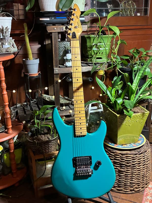 Peavey Patriot 1 humbucker made in the USA 1980’s - Seafoam Green image 1