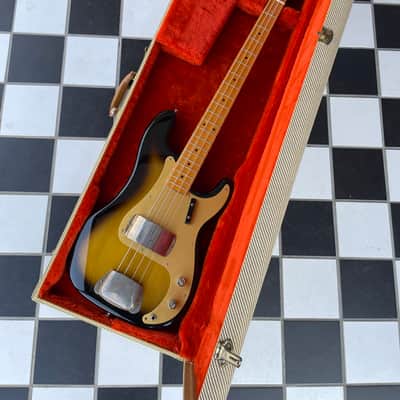 Fender Fullerton Vintage 1957 Reissue Precision Bass 1984 - Sunburst image 10