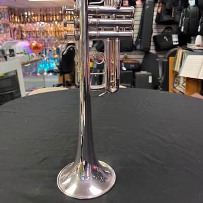 Silver Plated Vincent Bach 229 Large Bore ‘C’ Trumpet 25H Lead Pipe image 3