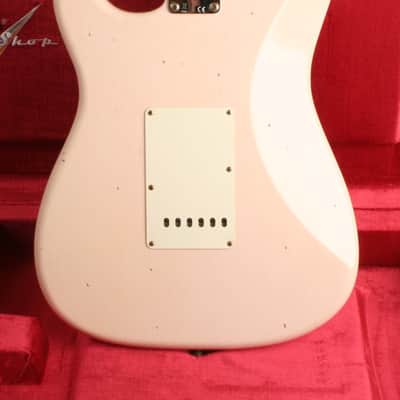 Fender Custom Shop 1956 Stratocaster Journeyman Relic Faded Aged Shell Pink CZ580311 image 2