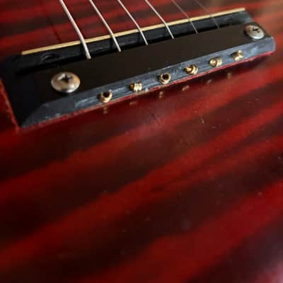 Vintage 1970 Harmony Stella H-933 Red Burst image 5