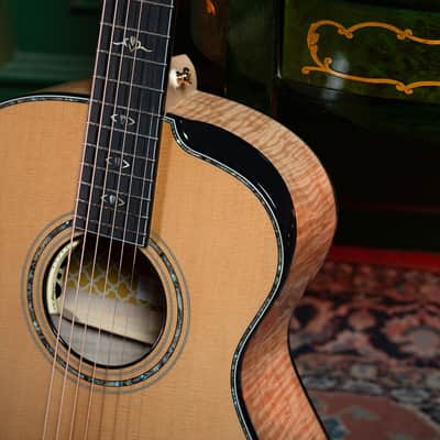 Cort Gold Passion Concert Body Acoustic Guitar Bevel All Solid L.R. Baggs Bild 4