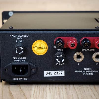 SWR Bass 350 Solid State Bass Guitar Amplifier Red Face, Pre-Fender image 10