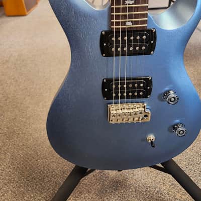 New PRS Paul Reed Smith SE CE 24 Standard Satin - Ice Blue Metallic with PRS SE Gigbag image 4