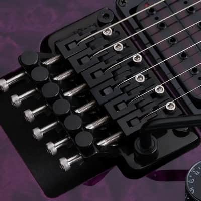 Schecter E-1 FR S Special Edition Electric Guitar - Trans Purple Burst (B-Stock) image 6