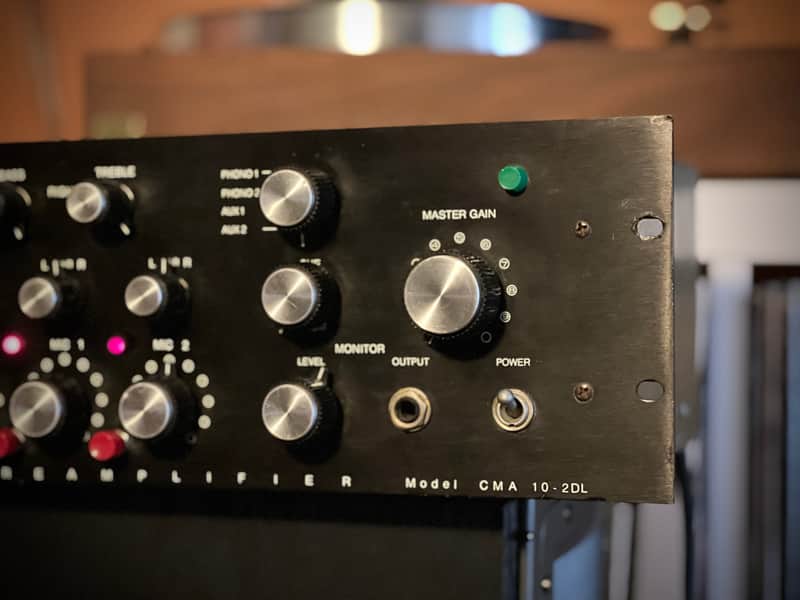 Bozak CMA-10-2DL Stereo Rotary DJ Mixer / Phono Preamplifier 1970s