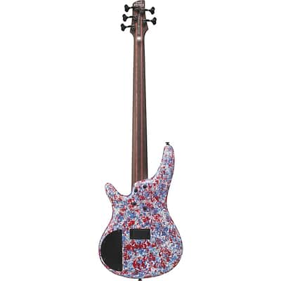 Ibanez Premium SR5A250 USA 250th Anniversary 5-String Electric Bass Guitar - Red, White, and Blue w/ Bag image 4