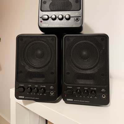 Vintage Yamaha MS 101 MK II Studio Monitor Active Speakers image 2