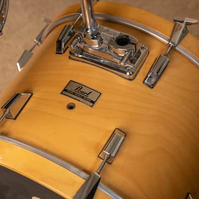 Pearl World Series Natural Satin Drum Set 14x20 8x12 and 14x14 image 12