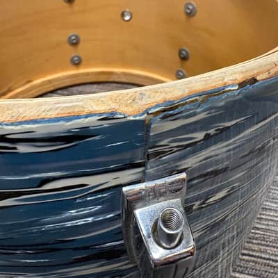 Ludwig 12"x8" Tom -  Oyster Blue Wrap (1969) image 6