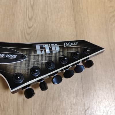 ESP LTD MH-1000 NT FM CB - Charcoal Burst image 3