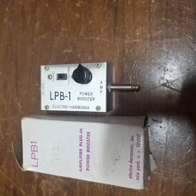 Electro Harmonix EHX LPB 1 Linear Power Booster Boost effect Pedal Box w Original Box 1970s image 1