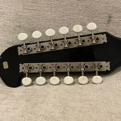 1960’s Unbranded Sekova Mentor 12 String Guitar Variant Redburst Hockey Stick Headstock Electric XII MIJ Japan Rare / VIDEO image 10