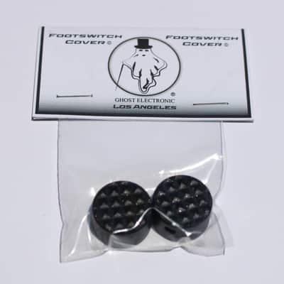 Ghost Electronic Footswitch Covers 2 Black Dust Pedal Topper Aluminum Guitar Knob 2022 image 1
