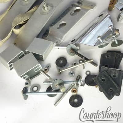 Marching Snare/Tenor Tom Drum Parts Yamaha Aluminum +Vintage Harness+Straps,Misc image 2