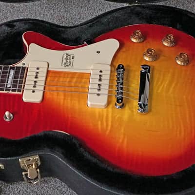 Heritage Standard H150 P90 Vintage Cherry Sunburst Finish - W/Setup & Case image 9