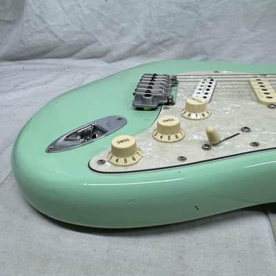 Fender USA Jeff Beck Stratocaster Guitar with Case 2015 - Surf Green / Rosewood fingerboard image 16