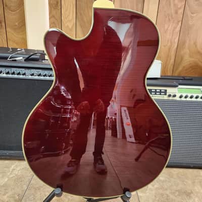 Epiphone Emperor Swingster with Rosewood Fretboard 2014 - 2019 - Wine Red image 8